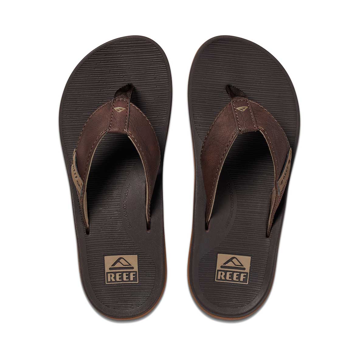 Brown cheap reef sandals